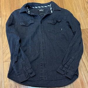 Vans Men's Charcoal Button Down Shirt